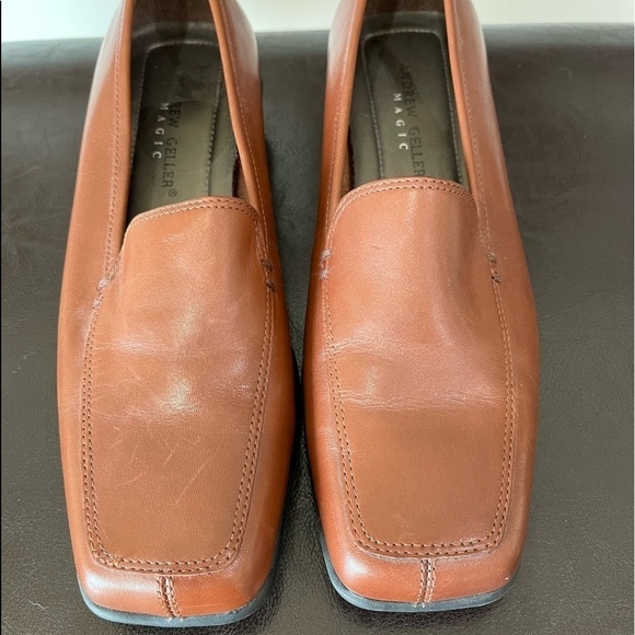 Andrew Geller Magic Cherish leather shoes size 7 1/2 excellent used condition - Picture 10 of 17